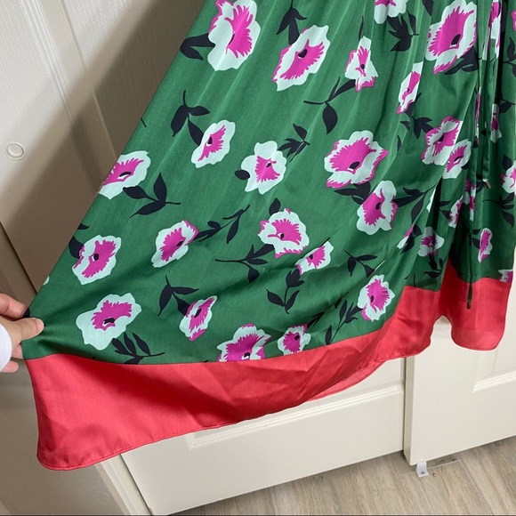 RARE Anthropologie Mireille Pleated Midi Dress - Picture 9 of 13